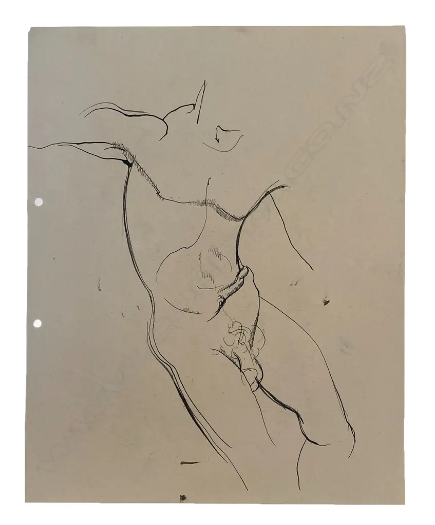 George Woods - Nude study of Gordon Walters, Image 1++